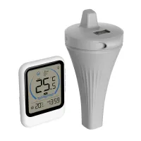 Brand Digital Swimming Pool Thermometer Outdoor Floating Swimming Pond Bathrooms Aquarium Water Temperature Monitor Record -40℃