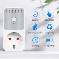 TM04 Electronic Timer LED 16A 1h-10h Countdown Timer Switch Socket Outlet Plug-in Time Control for Kitchen Electric Appliance