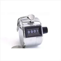 Clicker 4 Digit Number Counters Plastic Shell Hand Finger Display Manual Counting Tally Clicker Timer Soccer Golf Counter