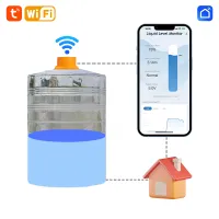 ME201W Intelligent Remote Detection Smartphone Full Water Alarm System Controller Water Tank Level Sensor