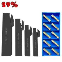 MGEHR1010 MGEHR1212 MGEHR1616 MGEHR2020 MGEHR2525 1.5 2 3 4 Grooving Tool Holder +10PCS MGMN150 MGMN200 Carbide Grooving inserts