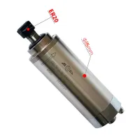 1.5KW 2.2KW CNC Spindle Motor 220V 380V Water Cooled Milling Engraving Machine Z Axis Shaft 80mm 1500W 2200W ER16 ER20 Chuck
