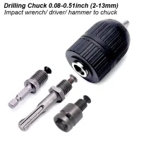 Keyless Drilling Chuck 2-13mm Converter 1/2