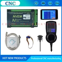 4-axis Ethernet mach3 engraving machine motion controller NVMPG digital display handwheel external coordinate display screen