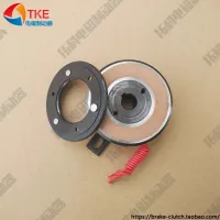 DC24V Monolithic Power-on Electromagnetic Clutch No Slip Ring Dry Power-on Motor Brake Electromagnetic Clutch 20NM