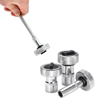 Mini Adjustable Ratchet Wrench Quick and Labor-saving Aluminum Alloy Small Portable Mini Ratchet Wrench 1/2'' 3/8'' 1/4'' Socket