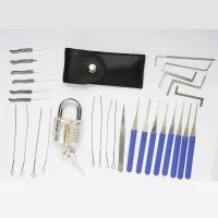 TSNEW Lock Pick Set Broken Key Remove Auto Locksmith Tools Key Extractor Lock Picks Hand Tools