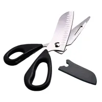 5 Inch Stainless Steel Multifunction Scissors Meat Cut Scissors Kitchen Scissor Shredde Removable Kitchen Knife Hand Tool