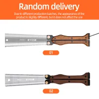 AIRAJ Double-Sided Folding Saw Gardening Pruning Saw Outdoor Camping Industrial Grade Anti Slip And Durable Manual Hardware Tool