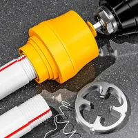 PVC Thread Maker Tool Pipe Threader Plumbing Tool Pipe Tap Die Set Electric Drill Pipe Threader Tool for Cutting and Pipe