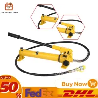 CP-700 Hydraulic Manual Pump, 10000PSI Lightweight Hydraulic Hand Pump for 10 Ton Hydraulic Ram Cylinders