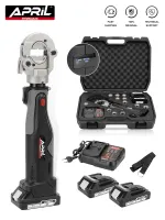 APRIL Portable Battery Crimping Tool For Copper Aluminum Cable Terminal 10-300mm²