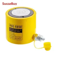 SucceBuy 20/50t Hydraulic Cylinder 50/150mm Jack Hollow Ram Hydraulic Cylinder Stroke Single Acting Hydraulic Hollow Plunger