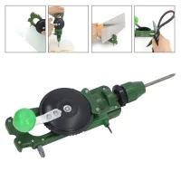 Manual Drill Cutter Hand Crank Drill Multifunctional Glass Ceramic Cutting Hole Drilling Knife Scissors Sharpening Manual Drill