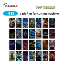 TUOLI Car Back Sticker for Mobile Phone Screen Protection Hydrogel HD Film Cutter Plotter Machine 3D Embossed Mix Skin Paper