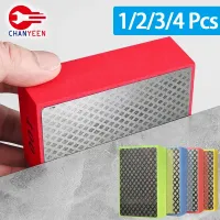 1/2/3/4Pcs Diamond Hand Polishing Pads Tile Glass Abrasive Grinding Block Pad Stone Marble Ceramic Sanding Disc Polisher Tools