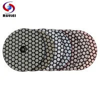 7PCS/Set 4 Inch Dry Polishing Pad Sharp Flexible 100mm Diamond Polishing Pads For Granite Marble Stone Concrete Sanding Disc