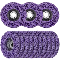 1Pcs 100/115/125mm Coral Disc Poly Strip Disc Grinder Strip Disc Abrasive Wheel Paint Rust Removal Clean For Angle Grinder