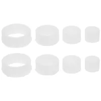 2 Sets Plastic Grinding Wheel Reducing Adapter Bushings Bench Grinder Wheel Spacer Kit Abrasive Tools Sanding Disc