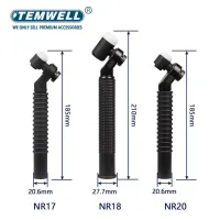 NR9 NR17 NR18 NR20 NR26  Tij Head 360° Swivel Argon Air Cooled or Water Cooled Tig Torch Head Swivel Welding Body