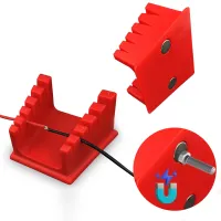 Welding Wire Fixture 3D Printer Parts ABS Two Large Suction Magnets Bracket Welding Table Clamp Fixed Station Soldering Supplies