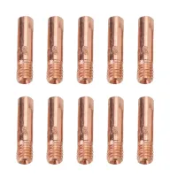 Welding Tools Nozzles Welding Torch Contact Tip Copper M6 Thread Welding Nozzles Welding Torch 0.6/0.8/0.9/1.0/1.2mm