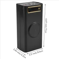 21X18650 Battery Case Welding Free Power Bank Case T21 with Light Charge Box Detachable Portable DIY Shell