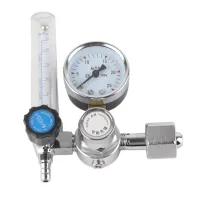 Argon CO2 Flow Meter Regulator Argon CO2 Mig Tig Flow Meter Regulator Pressure Gauge Welder Parts Welding Regulator Replacement
