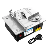 Mini Electric Desktop Saws Portable Small Cutting DIY Saw 0.55in Cutting Depth Bench Lathe Cutter Machine Household Cutting Tool