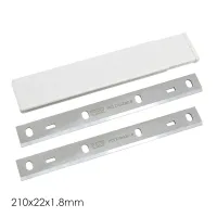 1 Pair 210mm HCS Planer Blade 210x22x1.8mm Thickness Planer Knife Spare Part for Power Tools Kity PT8500 Fox Scheppach Bernardo