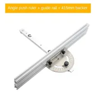 Woodworking Table Saw Angle Ruler Miter Gauge Guide 300/400/500mm Aluminum Fence Carpenter Push Band Saw Adjustable Angle Gauge