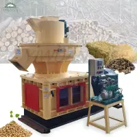 22KW Vertical Ring Die Biomass Sawdust Fuel Pellet Machine Wood Pellet Mill Granule holzpellet machine