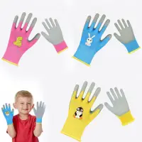 Non-Slip Kid Gardening Gloves Durable Breathable Garden Work Gloves Animal Pattern Collect Seashells Children Protective Glove