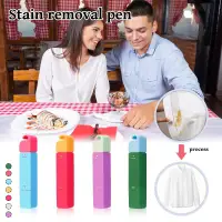 Portable No-wash Stain Remover Pen Clothing Stain Removal Pen Washing Free Oil Red Wine Stain Remover Marker Pen for Small