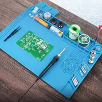 ESD Heat Resistant 932℉ Soldering Mat Job Tools Computer Phone Repair Kit Working Repair Pad Heatresistant Maintenance Platform