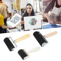 Professional Rubber Roller Brayer Ink Painting Printmaking Roller Art Craft Projects Ink Stamping Tool Paint Roller #W0