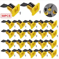 50Pcs/Set Floor Tile Leveling System Tile For Floor Tiles Hand Tile Leveling Device Construction Tool Parts
