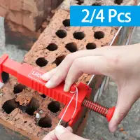 2/4pcs Bricklaying Wire Drawer Brick Liner Wall Building Wire Frame Brick Liner Runner Engineering Construction Tools