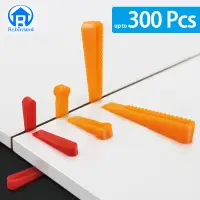 100-300Pcs Reusable Ceramic Spacers Wedge Tile Leveling System Position Clips for Wall Floor Fixing Gap Construction Tools