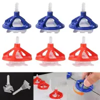 50/100PCS Spiral Ceramic Tile Leveling System Tile Leveler Spacer Baseplates for Tile Laying Wall Floor Fixing Construction Tool
