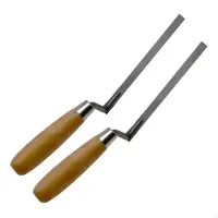 2Pcs Pointing Trowel Brick Jointer Bricklaying Tool for Pointing Mortar Cement