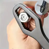 1pc Universal Double-head Torx Wrench - Self-tightening & Adjustable - 3-17mm