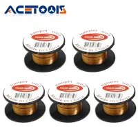 0.1mm 5pcs Soldering Wire PCB Link Jumper Wire Maintenance Jump Line for Mobile Phone Computer PCB Welding Repair Tools