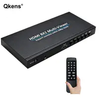 4K 8x1 HDMI Quad Screen Multi-viewer 8 In 1 Out HDMI Multiviewer Seamless Switch 1 TV 8 Picture Segmentation HDMI Multi Viewer