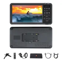 UNISHEEN 7inch Screen Video Capture Box 2 Channel HDMI Recorder Battery Socket Tape CVBS AV RCA SVideo DVI VGA YPbPr 1080p HD 4k