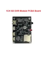 Mini Video Recorder FPV 1CH SD DVR Module PCBA Board 1 Channel CCTV Recorder Motherboard Circuit Board