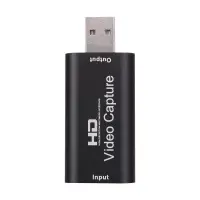 4K HDMI-Compatible Video Capture Card Streaming Board Capture USB 2.0 1080P Card Grabber Recorder Box for PS4 Game DVD Camera