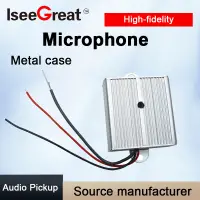 Adjustable High Sensitive CCTV Microphone Hidden Mini Type for Security System Noise Reduction Audio Sound Pickup High-Fidelity