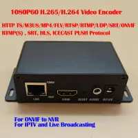 H.265/H.264 video Encoder HDMI to IP For RTMP/RTSP/HTTP TS/M3U8/MP4/UDP/SRT/ONVIF Live Streaming