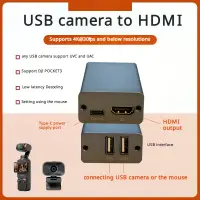 USB2.0 camera (UVC protocol) to HDMI converter and pocket3 & Insta 360X5 & Action 5 pro to HDMI converter